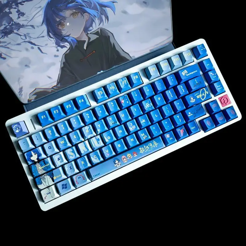 BOCCHI THE ROCK Cute Anime Yamada Ryō Theme Keycaps Anime Key Cap PBT Cherry Profile Keycap for Made68 Mad68 Wooting 60
BOCCHI THE ROCK Cute Anime Yamada Ryō Theme Keycaps Anime Key Cap PBT Cherry Profile Keycap for Made68 Mad68 Wooting 60