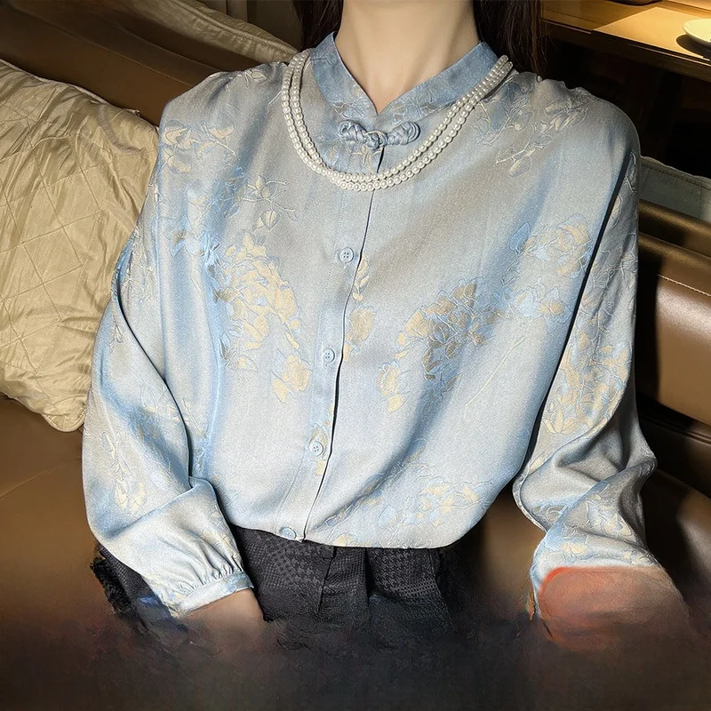 Высококачественный шелковый женский костюм, новый китайский костюм, ранняя весна, шелк, натуральный шелк, небольшой воротник-стойка, irt
Высококачественный шелковый женский костюм, новый китайский костюм, ранняя весна, шелк, натуральный шелк, небольшой воротник-стойка, irt