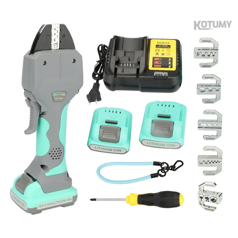 Heavy Duty Electric Terminal Crimper Rechargeable Wire Crimping Pliers
Heavy Duty Electric Terminal Crimper Rechargeable Wire Crimping Pliers