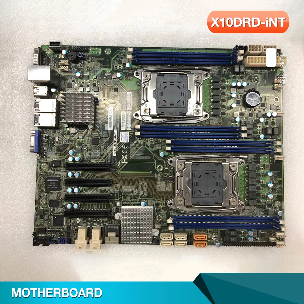X10DRD-iNT For Supermicro Motherboard LGA2011 DDR4 E5-2600 v4/v3 Family Processor
X10DRD-iNT For Supermicro Motherboard LGA2011 DDR4 E5-2600 v4/v3 Family Processor