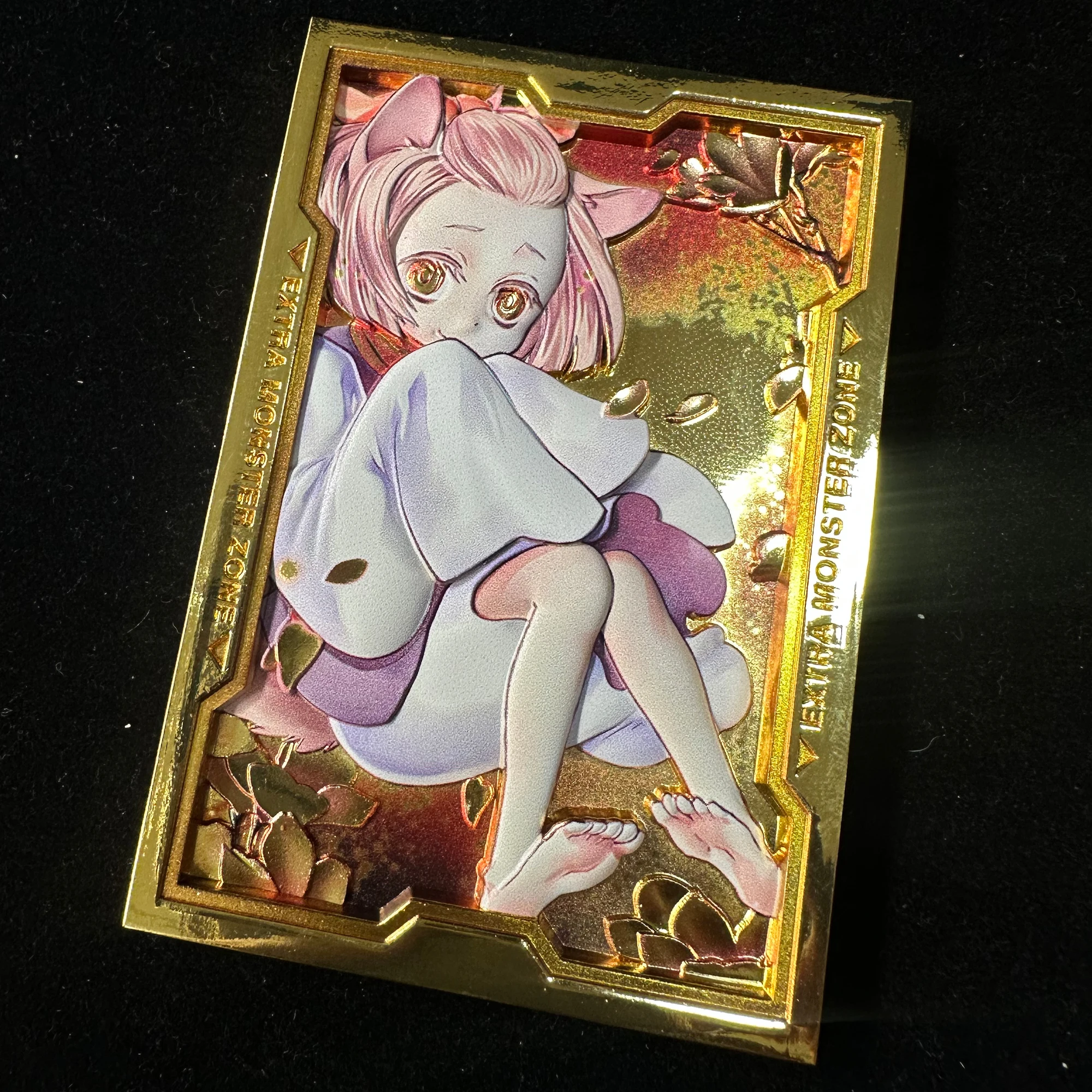 59X86Mm Diy Yu-Gi-Oh! Ash Blossom Joyous Spring Color Metal Collection Card Joyous Spring 3D Embossed Metal Card Gift Toys
59X86Mm Diy Yu-Gi-Oh! Ash Blossom Joyous Spring Color Metal Collection Card Joyous Spring 3D Embossed Metal Card Gift Toys