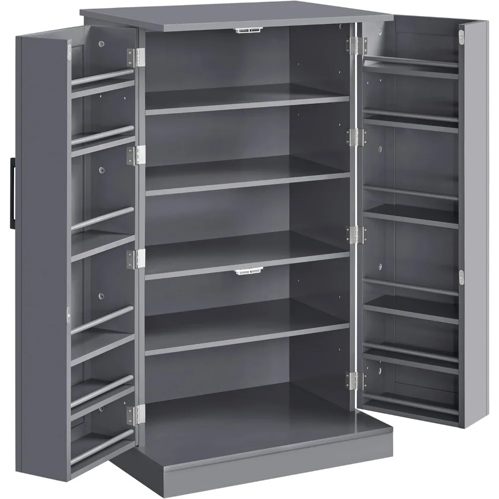 Storage cabinets, kitchen utensil cabinets with doors and 6 adjustable shelves, living room storage shelves, laundry room
Storage cabinets, kitchen utensil cabinets with doors and 6 adjustable shelves, living room storage shelves, laundry room