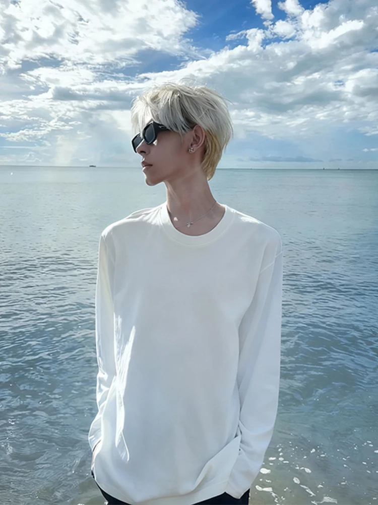 White Pure Cotton Long Sve T-irt Men's Sle Autumn Winter Small Collar Haome Hoodie American Sle Fce Lined Base...
White Pure Cotton Long Sve T-irt Men's Sle Autumn Winter Small Collar Haome Hoodie American Sle Fce Lined Base...