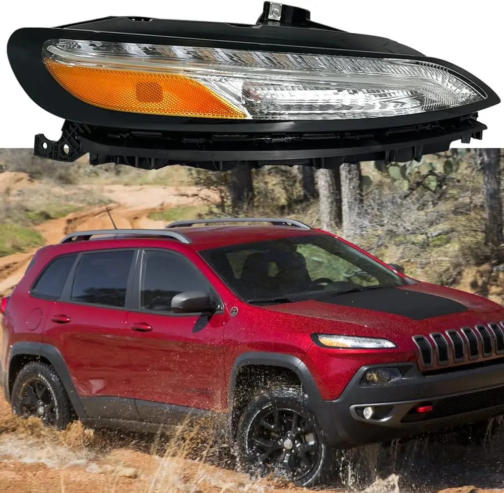RH Right Passenger Side LED Bumper Parking Light Daytime Running Light Assembly Compatible With 2014 2015 2016 2017 2018 Cherok
RH Right Passenger Side LED Bumper Parking Light Daytime Running Light Assembly Compatible With 2014 2015 2016 2017 2018 Cherok
