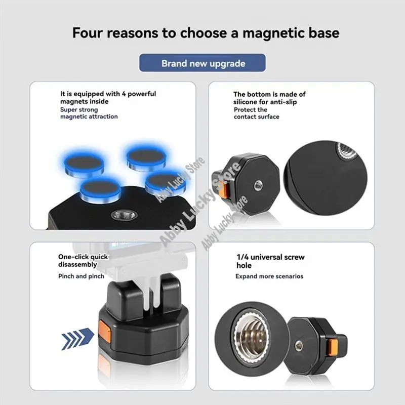 Быстросъемный магнитный адаптер, базовый кронштейн для Gopro 13 12 11 10 9/DJI Action 5 Pro/4/3, аксессуар-A79U
Быстросъемный магнитный адаптер, базовый кронштейн для Gopro 13 12 11 10 9/DJI Action 5 Pro/4/3, аксессуар-A79U