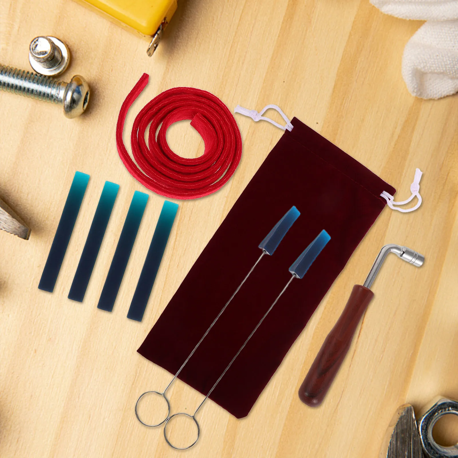 1Set Piano Tuning Wrench Kit Precision Ergonomic Piano Repair Tool Professional Instrument Maintenance Instrument Parts
1Set Piano Tuning Wrench Kit Precision Ergonomic Piano Repair Tool Professional Instrument Maintenance Instrument Parts