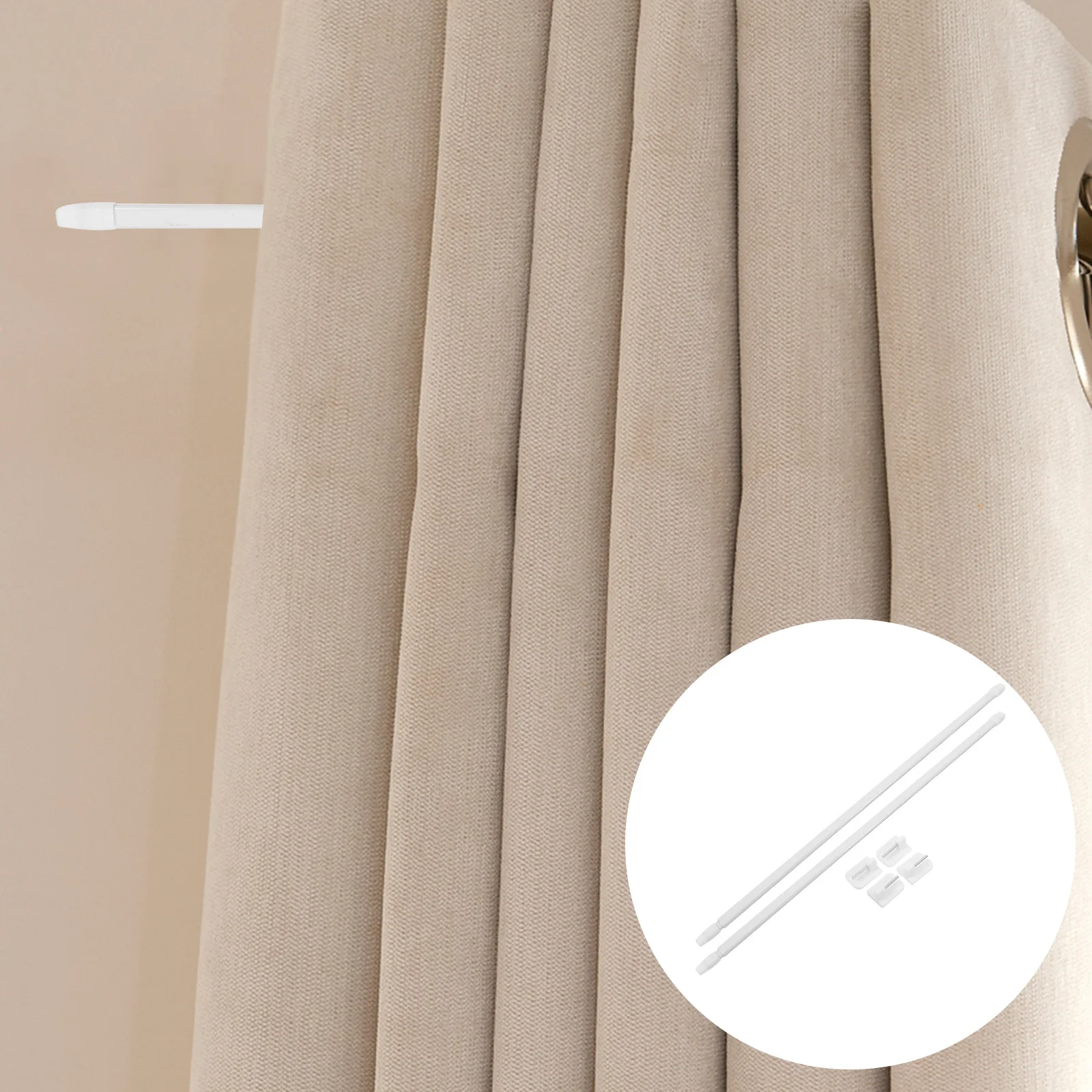 Telescopic Shower Curtain Rod Extendable Bathroom Pole Multipurpose Accessories No Drill Strong Support Adjustable Length Fits
Telescopic Shower Curtain Rod Extendable Bathroom Pole Multipurpose Accessories No Drill Strong Support Adjustable Length Fits