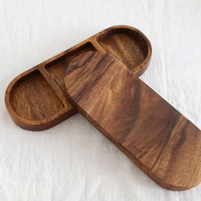 3-Grid Seasoning Dipping Dish, Wooden Saucer Appetizer Plate, Dry Fruits Nut Snack Serving Tray for Restaurant / Kitchen
3-Grid Seasoning Dipping Dish, Wooden Saucer Appetizer Plate, Dry Fruits Nut Snack Serving Tray for Restaurant / Kitchen