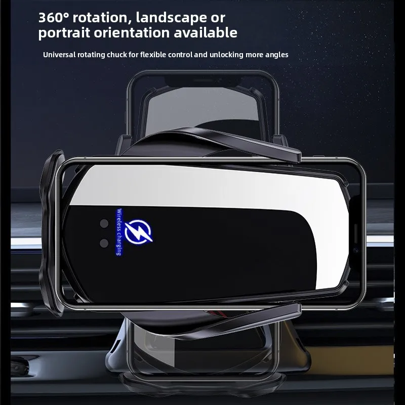 Heat Resistant Anti-Degumming Wireless Charging Phone Holder, 360 Free Rotation Adjust Navigation View Angles Freely
Heat Resistant Anti-Degumming Wireless Charging Phone Holder, 360 Free Rotation Adjust Navigation View Angles Freely