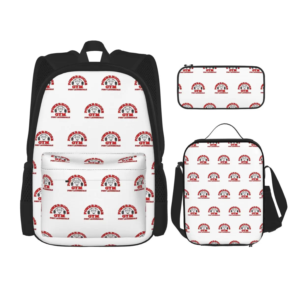 Powerhouse Gym Motivation Backpacks Boys Girls Bookbag Children School Bags Kids Rucksack Lunch Bag Pen Bag Three-Piece Set
Powerhouse Gym Motivation Backpacks Boys Girls Bookbag Children School Bags Kids Rucksack Lunch Bag Pen Bag Three-Piece Set