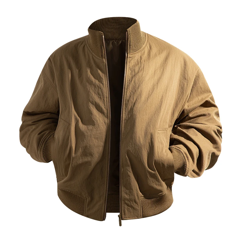 Men's Retro Spring Autumn Jacket Men's Versatile Flight Suit Jacket Men's Solid Color Stand Up Collar Jacket Man Cotton Clothes
Men's Retro Spring Autumn Jacket Men's Versatile Flight Suit Jacket Men's Solid Color Stand Up Collar Jacket Man Cotton Clothes