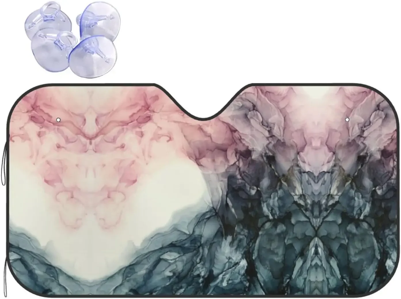 Ink and Wash Abstract Painting Car Sun Shade Front Window Sunshade for Most Sedans SUV Blocks Uv Rays Keep Your Vehicle Cool
Ink and Wash Abstract Painting Car Sun Shade Front Window Sunshade for Most Sedans SUV Blocks Uv Rays Keep Your Vehicle Cool