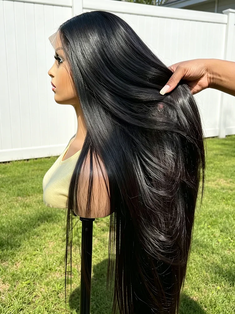 250 Density 30 40 Inch Bone Straight 13x6 HD Lace Frontal 13x4 Transparent Lace Front Human Hair Wig Pre Plucked Natural Hairline For Black Women Long
250 Density 30 40 Inch Bone Straight 13x6 HD Lace Frontal 13x4 Transparent Lace Front Human Hair Wig Pre Plucked Natural Hairline For Black Women Long