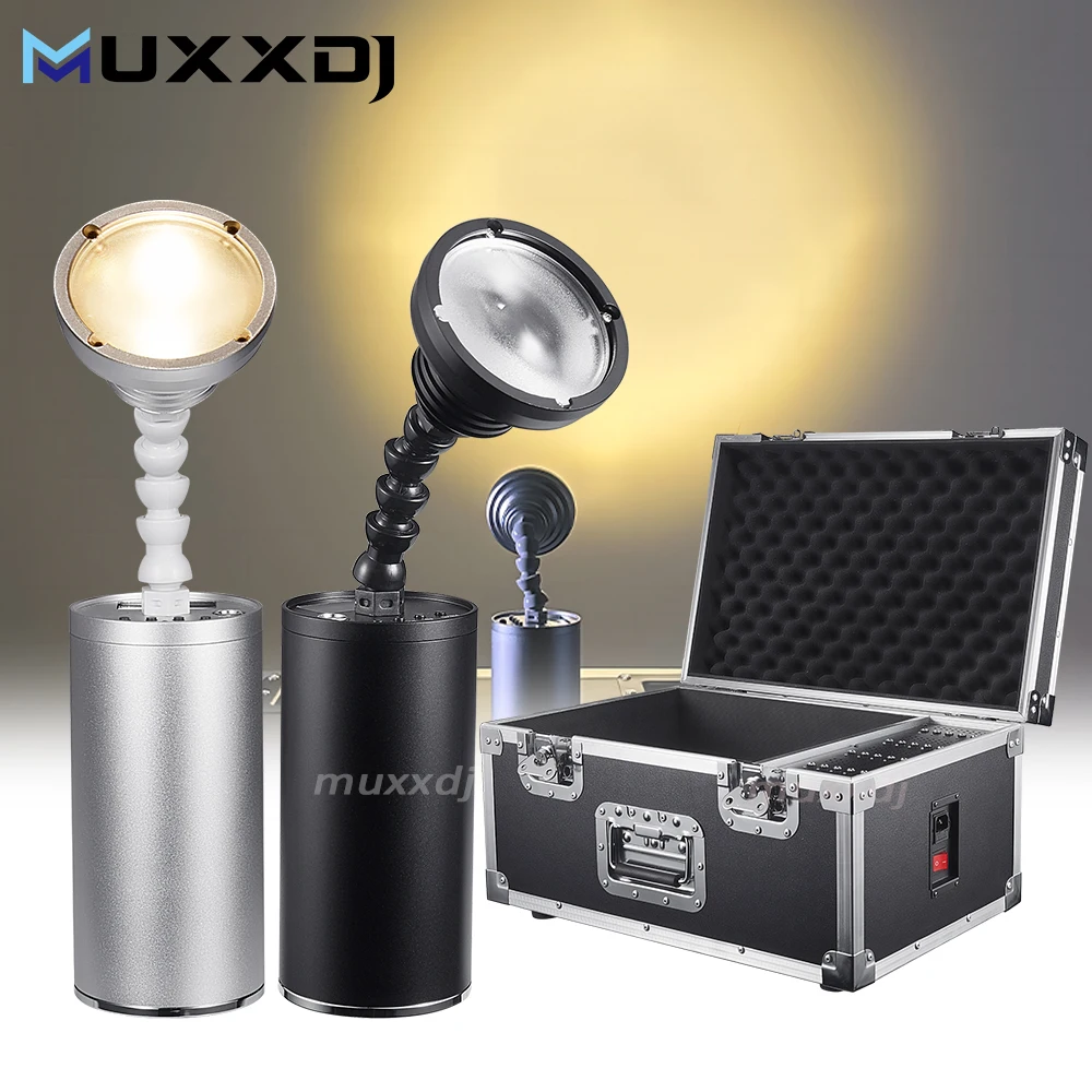 MUXXDJ 20 шт. с кейсом, 10 Вт LED мини-прожектор, теплый белый/холодный белый 2-в-1, беспроводной DMX и с питанием от батареи, свадебный прожектор
MUXXDJ 20 шт. с кейсом, 10 Вт LED мини-прожектор, теплый белый/холодный белый 2-в-1, беспроводной DMX и с питанием от батареи, свадебный прожектор