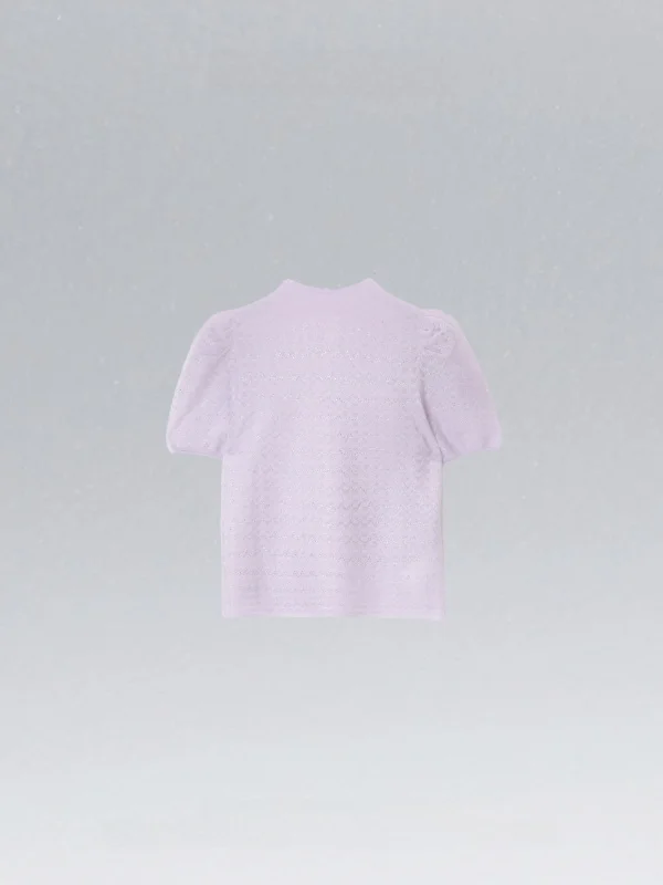 Sweet Sle ort Sve Bubble Sve Rhinestone Embellied Top Agel Elegance Women's Ruffle Sve Knitted Crop Top
Sweet Sle ort Sve Bubble Sve Rhinestone Embellied Top Agel Elegance Women's Ruffle Sve Knitted Crop Top