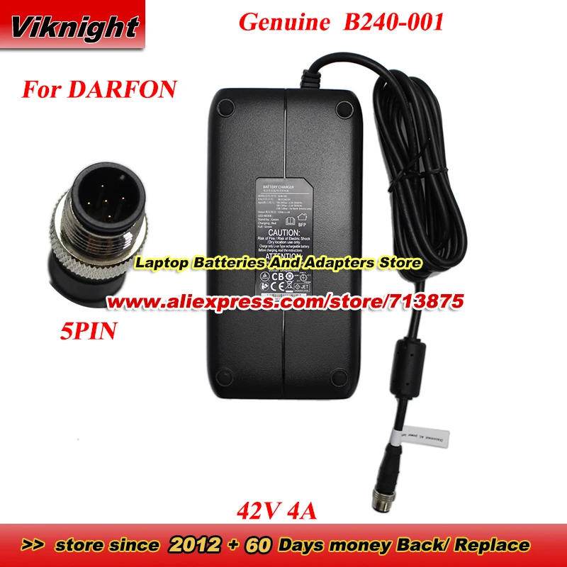 Genuine 42V 4A B240-001 AC Adapter Bk.01240.101 for DARFON Power Supply
Genuine 42V 4A B240-001 AC Adapter Bk.01240.101 for DARFON Power Supply