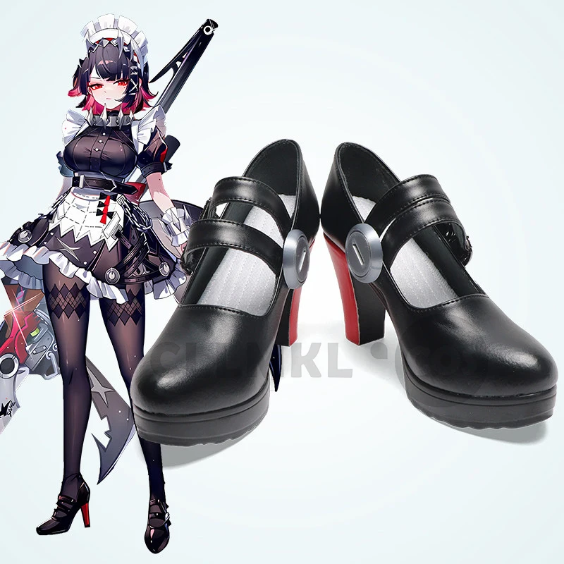 Game Zenless Zone Zero Ellen Joe Cosplay Shoes Women Halloween Party Maid Roleplay Shark Girl Black Customized Shoes High Heels
Game Zenless Zone Zero Ellen Joe Cosplay Shoes Women Halloween Party Maid Roleplay Shark Girl Black Customized Shoes High Heels