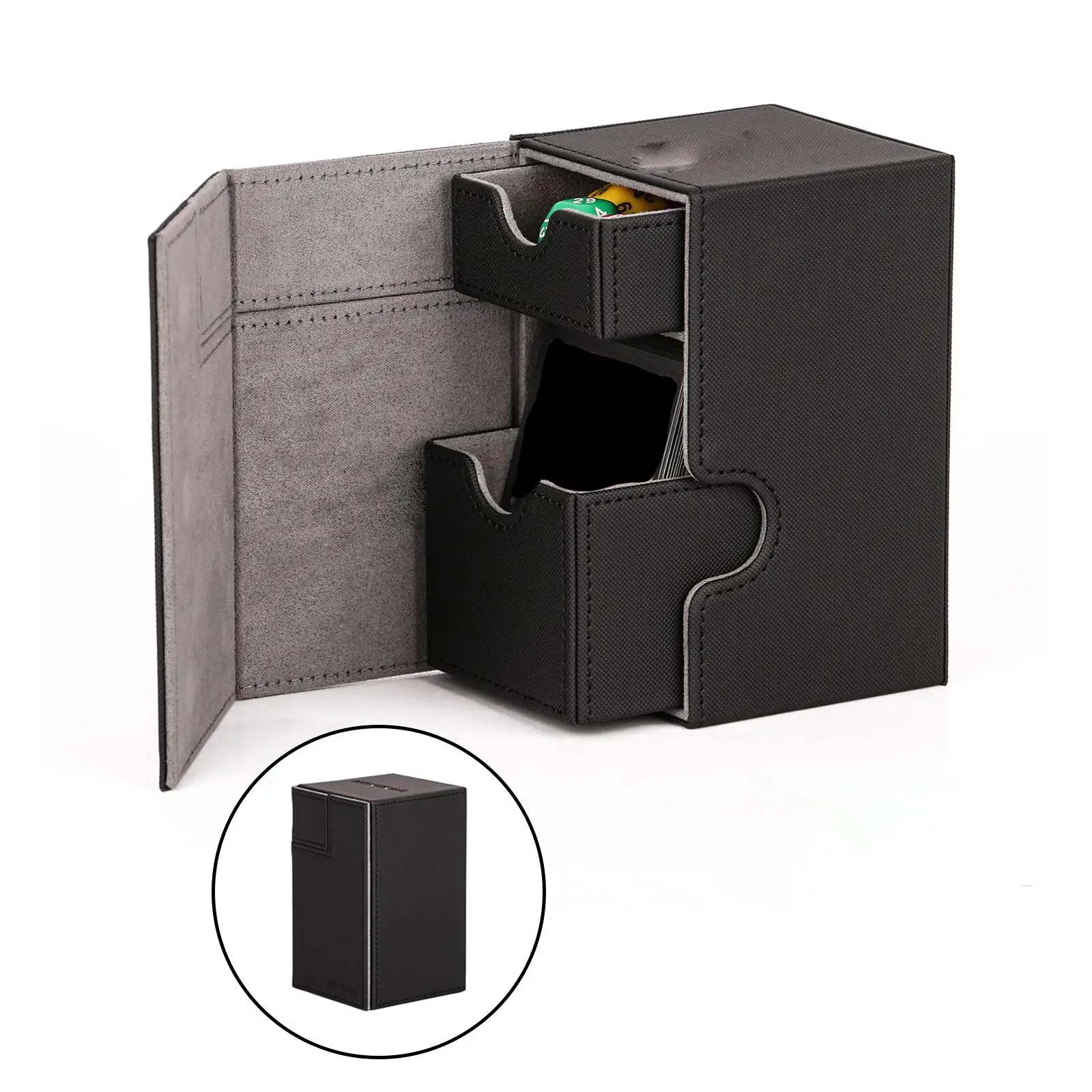 Game Cards Deck Box Card Storage Case PU Leather Box Board Game Accessories for Trading Card Games Card Collections
Game Cards Deck Box Card Storage Case PU Leather Box Board Game Accessories for Trading Card Games Card Collections