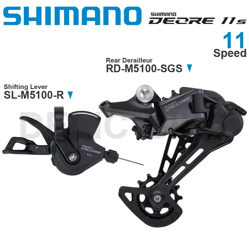 SHIMANO DEORE M5100 Groupset with Shift Lever SL-M5100 Rear Derailleur RD-M5100 1x11 speed Original parts
SHIMANO DEORE M5100 Groupset with Shift Lever SL-M5100 Rear Derailleur RD-M5100 1x11 speed Original parts