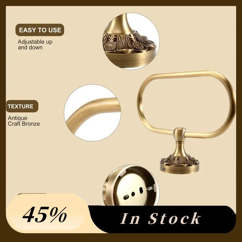 A60Z Top Antique Towel Ring Vintage Brass Luxury Bronze Bathroom Bath Towel Holders Wall Mounted Towel Hanger For Bath Accessory
A60Z Top Antique Towel Ring Vintage Brass Luxury Bronze Bathroom Bath Towel Holders Wall Mounted Towel Hanger For Bath Accessory