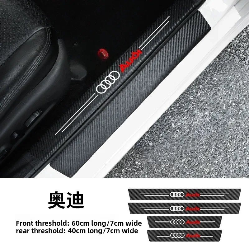 1/4/5Pcs Car Door Sill Scuff Plate Decor Carbon Fiber Stickers For Audi A2 B7 B6 C8 TT Sline A3 8L 8P A4 A5 B9 B8 A6 A7 A8 C9 A1
1/4/5Pcs Car Door Sill Scuff Plate Decor Carbon Fiber Stickers For Audi A2 B7 B6 C8 TT Sline A3 8L 8P A4 A5 B9 B8 A6 A7 A8 C9 A1