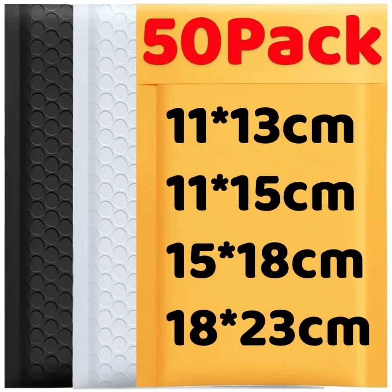 10-50Pack Kraft Bubble Mailers Self-Sealing Paper Envelopes Waterproof Cushioned Padded Foam Shipping Bags for Packaging
10-50Pack Kraft Bubble Mailers Self-Sealing Paper Envelopes Waterproof Cushioned Padded Foam Shipping Bags for Packaging