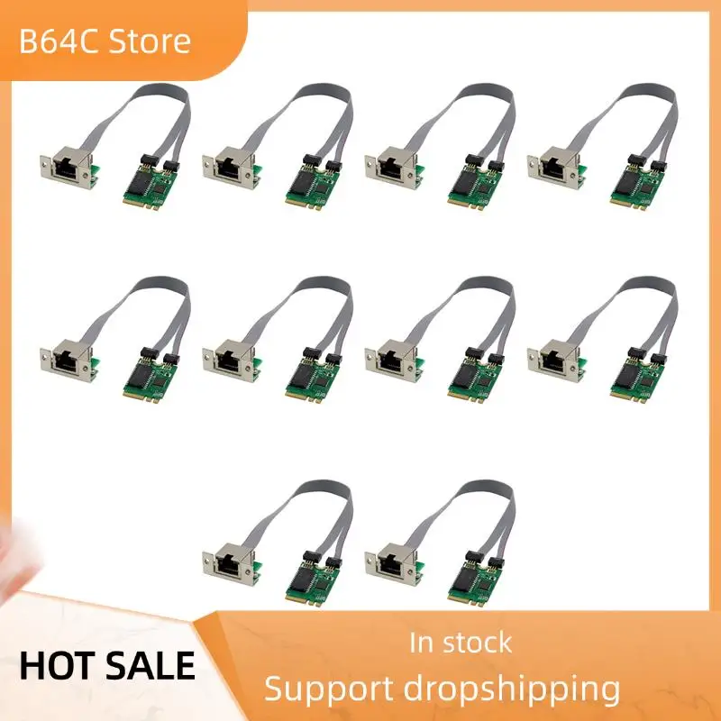 B64C 10X Mini PCIE Сетевая карта M.2 A+E к RTL8111F Gigabit Ethernet-карта Однопортовая сетевая карта Ethernet RJ45
B64C 10X Mini PCIE Сетевая карта M.2 A+E к RTL8111F Gigabit Ethernet-карта Однопортовая сетевая карта Ethernet RJ45