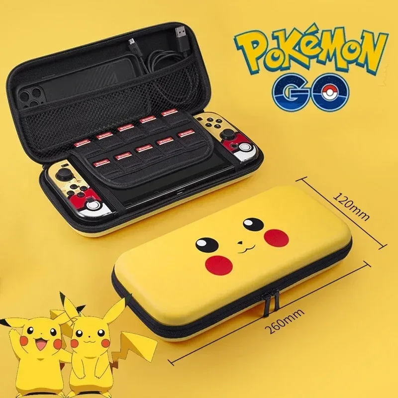 Pokemon Pikachu Storage Bag for Switch OLED NS Console Hard Shell Protective Pouch Game Accessories Anime Portable Cover Bag
Pokemon Pikachu Storage Bag for Switch OLED NS Console Hard Shell Protective Pouch Game Accessories Anime Portable Cover Bag