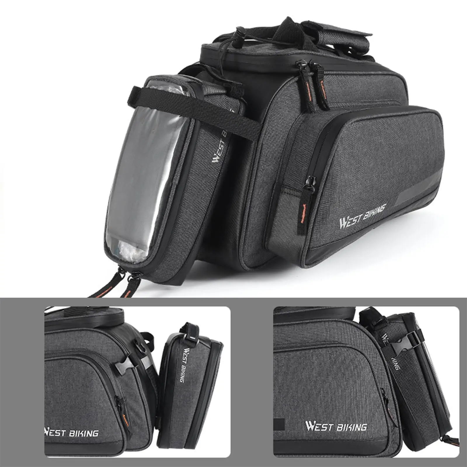 Insulated Trunk Cooler Bag Rear Carrier Handbag Luggage Saddle Bag Shoulder
Insulated Trunk Cooler Bag Rear Carrier Handbag Luggage Saddle Bag Shoulder