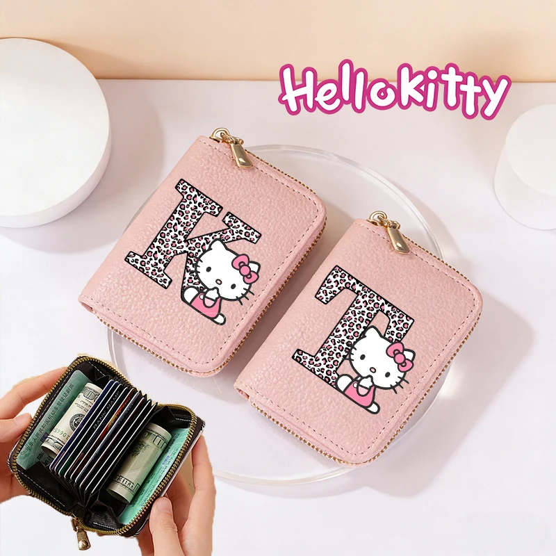 Sanrio HelloKitty Woman Short Wallet Cartoon KT Cat Zipper Wallets Fashion Coin Purse Pink Card Holder Female Money Bags Gift
Sanrio HelloKitty Woman Short Wallet Cartoon KT Cat Zipper Wallets Fashion Coin Purse Pink Card Holder Female Money Bags Gift