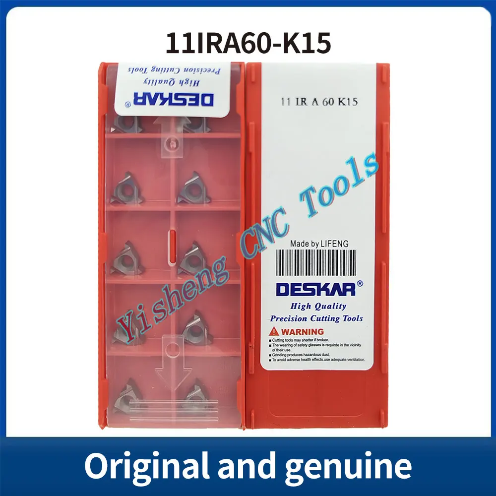 DESKAR 100% Original 11IRA55 11IRA60 LDA K15 LDC CNC cutting tool indexable threading carbide insert
DESKAR 100% Original 11IRA55 11IRA60 LDA K15 LDC CNC cutting tool indexable threading carbide insert
