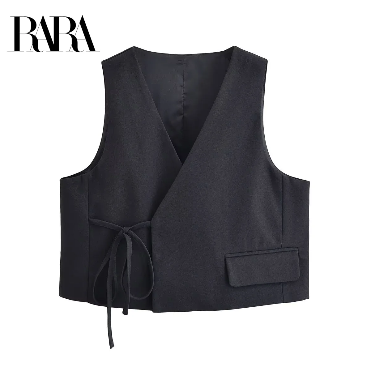RARA2025 New Women's Fashion Temperament Simple Commuting Versatile Lace-up Loose V-neck Vest Short Summer Top
RARA2025 New Women's Fashion Temperament Simple Commuting Versatile Lace-up Loose V-neck Vest Short Summer Top