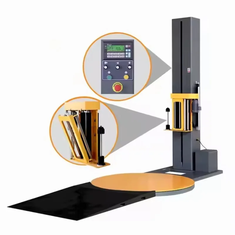 New Condition Automatic Vertical Pallet Wrapping Machine Durable POF Material for Food Carton and Film Packing
New Condition Automatic Vertical Pallet Wrapping Machine Durable POF Material for Food Carton and Film Packing