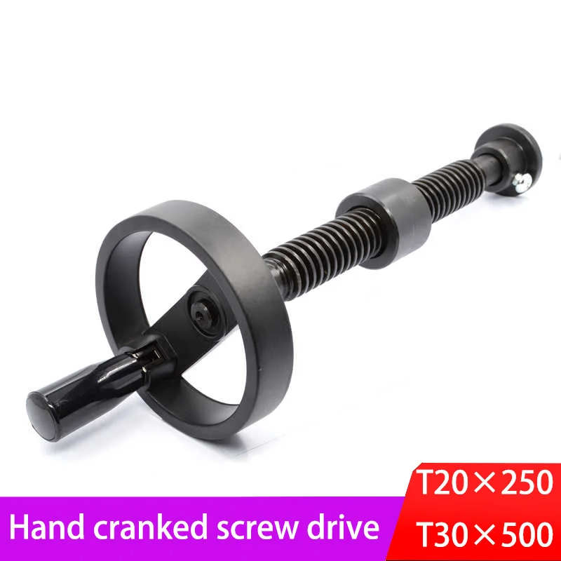 Trapezoidal Lead Screw Set With Handwheel T20 T25 L=250-500 Hand Operated Lead Screw Fixture Woodworking Machinery Transmission
Trapezoidal Lead Screw Set With Handwheel T20 T25 L=250-500 Hand Operated Lead Screw Fixture Woodworking Machinery Transmission