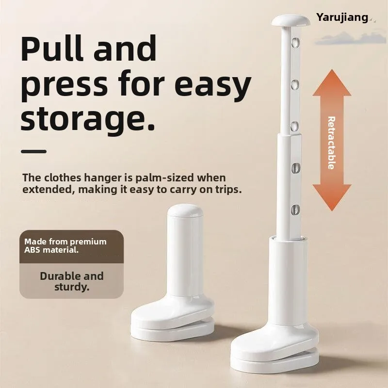 Portable Travel Hotel Folding Clothes Drying Rack Indoor Balcony Hanging Rod Punching Retractable Laundry Pole for Business Trip
Portable Travel Hotel Folding Clothes Drying Rack Indoor Balcony Hanging Rod Punching Retractable Laundry Pole for Business Trip