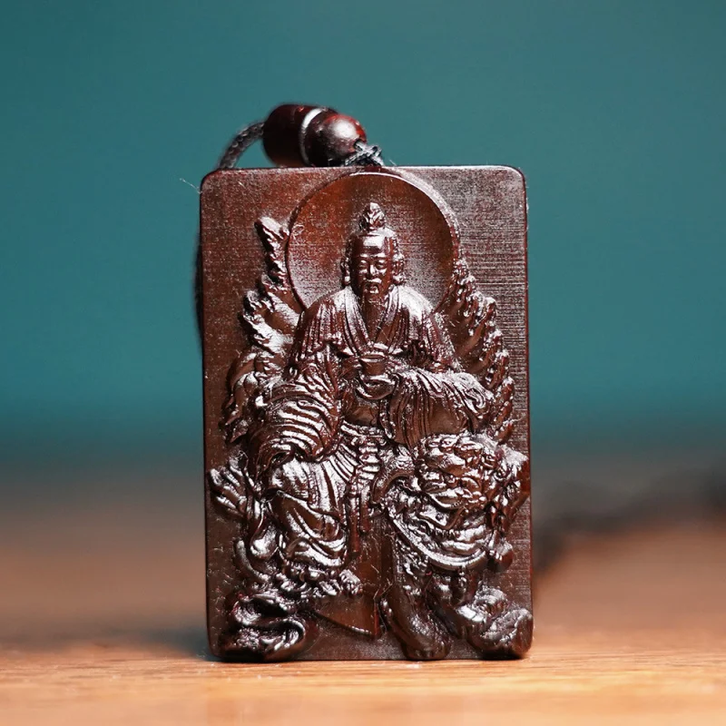 Natural lightning-struck jujube wood Tai Yi Zhenren jade pendant hand-carved wooden amulet for peace and safety
Natural lightning-struck jujube wood Tai Yi Zhenren jade pendant hand-carved wooden amulet for peace and safety