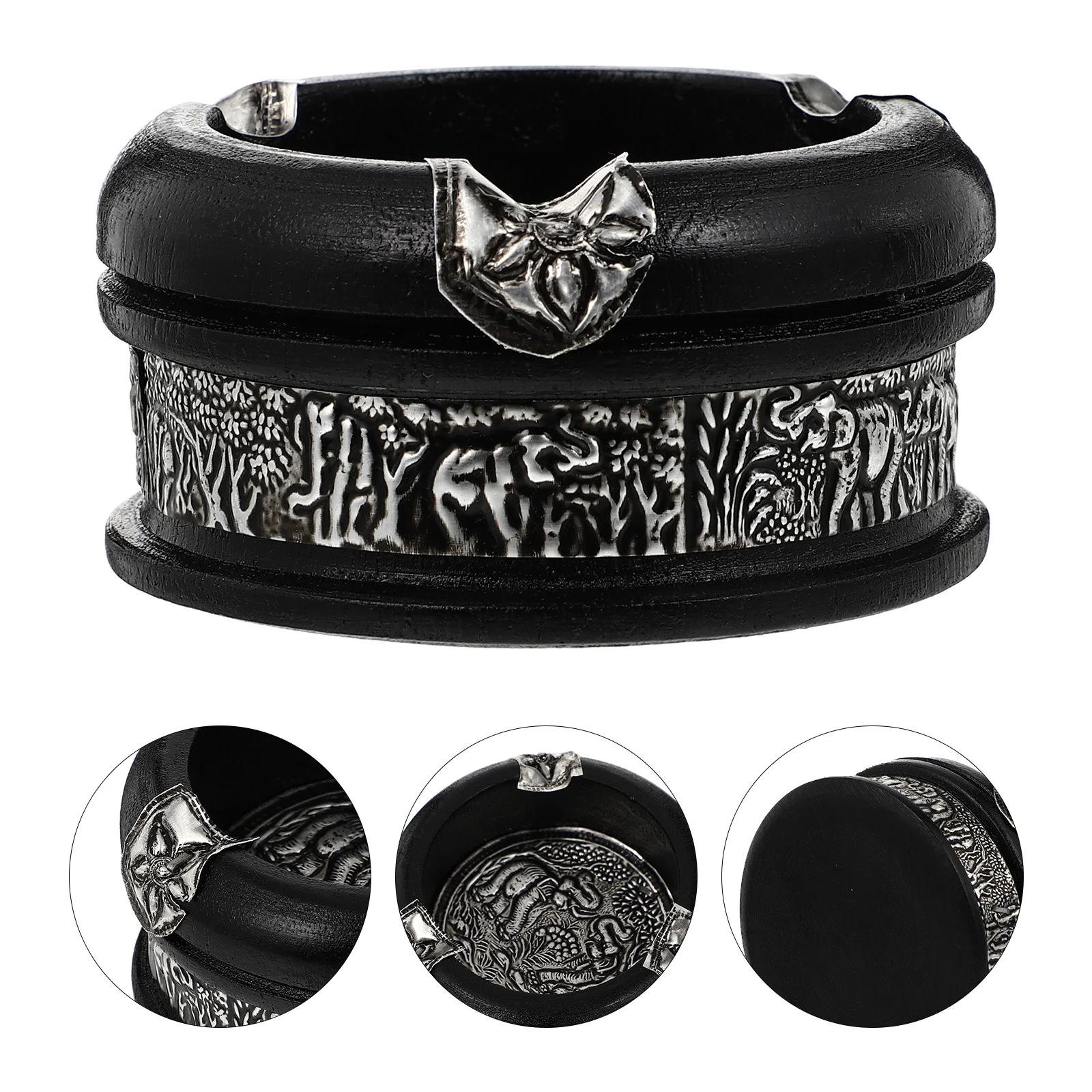 1pc Vintage Wooden Cigarette Ashtray Compact Desktop Holder For Home Bar Office Use Wood Craft Ash Container Smoking Organizer
1pc Vintage Wooden Cigarette Ashtray Compact Desktop Holder For Home Bar Office Use Wood Craft Ash Container Smoking Organizer