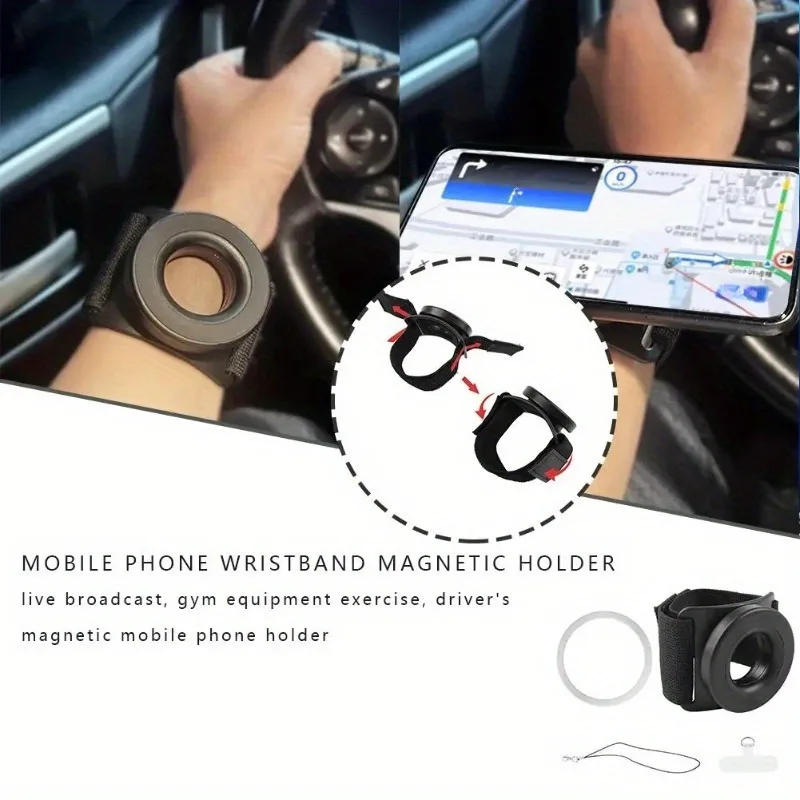 Upgraded Magnetic Phone Wrist Strap Strong Hold 360° Rotation for Running Cycling Delivery Driver Outdoor
Upgraded Magnetic Phone Wrist Strap Strong Hold 360° Rotation for Running Cycling Delivery Driver Outdoor