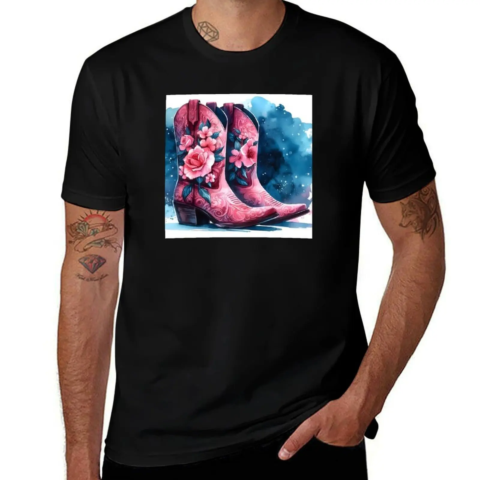 Pink Cowboy Boots T-Shirt blacks graphic t shirts rapper graphic tees mens t shirts casual stylish
Pink Cowboy Boots T-Shirt blacks graphic t shirts rapper graphic tees mens t shirts casual stylish