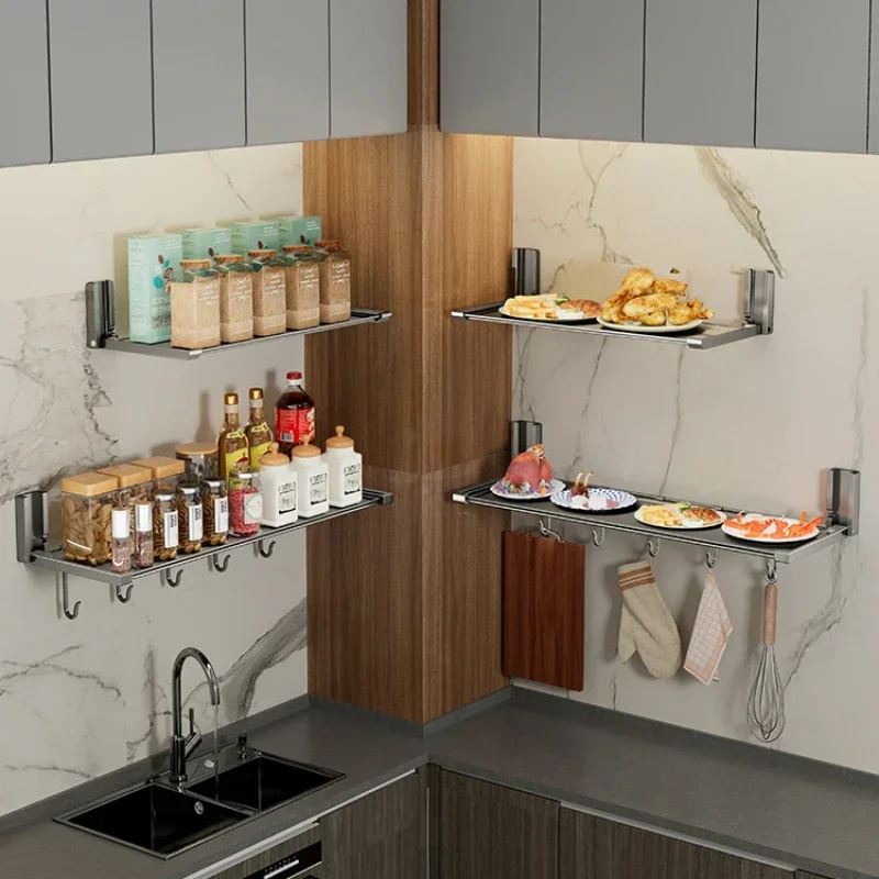 No-Drill Prep Storage Rack Kitchen Folding Spice Rack Wall Mounted Multi-Functional Storage Rack Living Room Wall Organizer
No-Drill Prep Storage Rack Kitchen Folding Spice Rack Wall Mounted Multi-Functional Storage Rack Living Room Wall Organizer