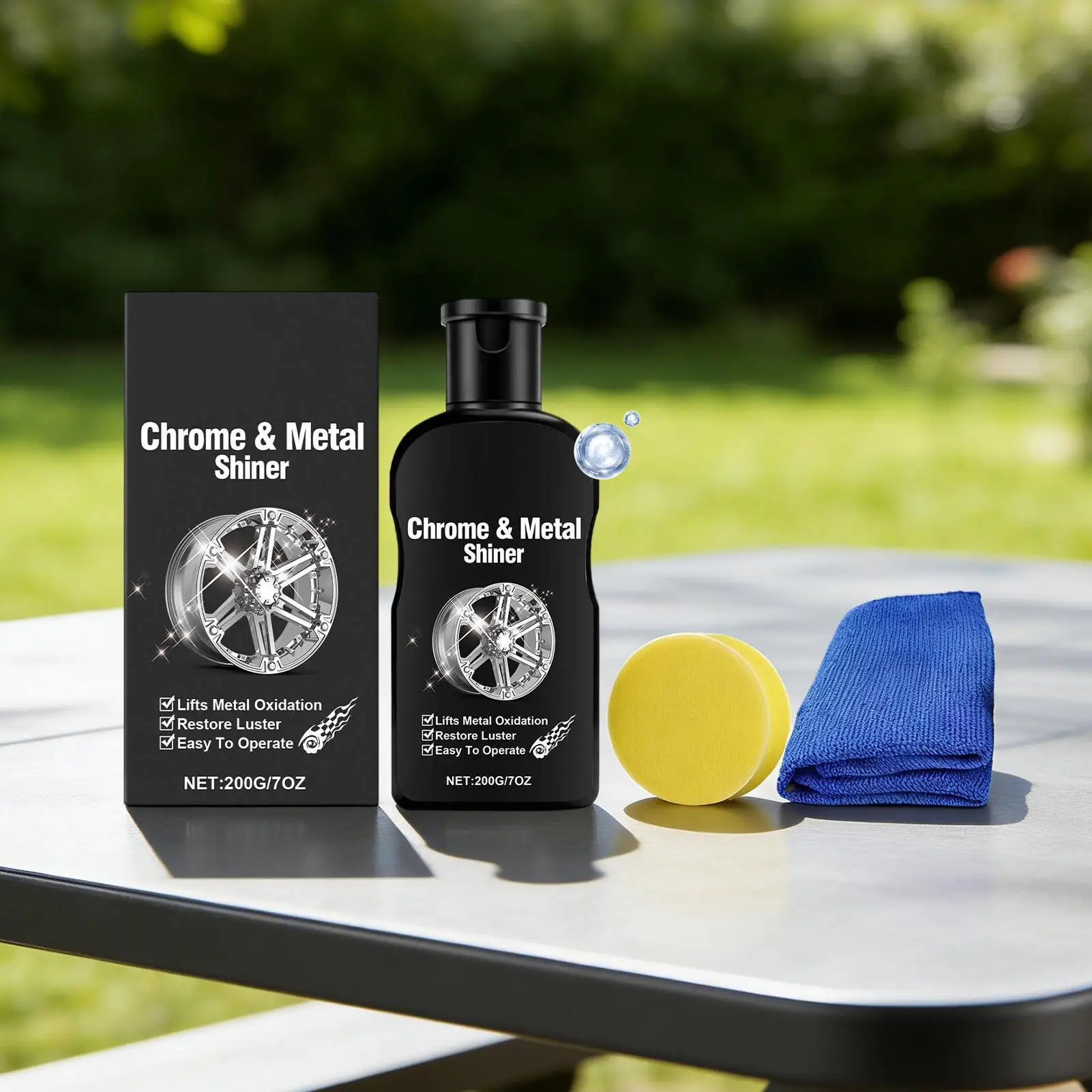 Chrome Polishing Kit Vehicle Detailing Cleaner Kit Metal Care Kit For Automotive Furniture Brake Kitchen Bathroom Wheel Rim
Chrome Polishing Kit Vehicle Detailing Cleaner Kit Metal Care Kit For Automotive Furniture Brake Kitchen Bathroom Wheel Rim