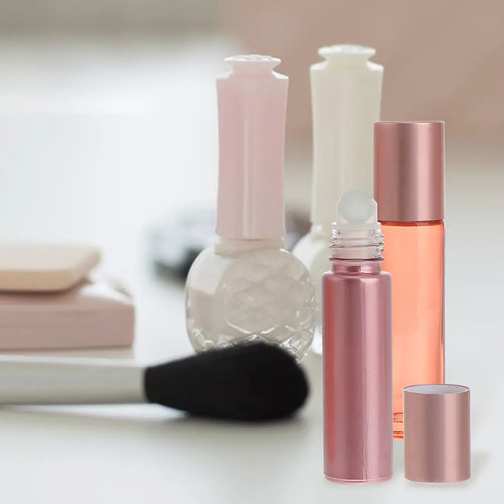 Набор из 12 ударопрочных гладких стеклянных роликовых флаконов для эфирных масел и парфюмерии, пустые многоразовые флаконы-роллеры с герметичной крышкой для путешествий
Набор из 12 ударопрочных гладких стеклянных роликовых флаконов для эфирных масел и парфюмерии, пустые многоразовые флаконы-роллеры с герметичной крышкой для путешествий