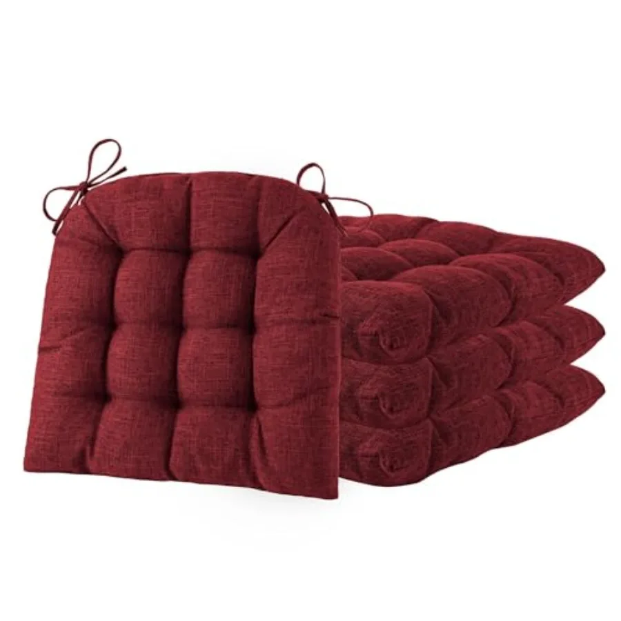 Tufted Chair Cushions for Dining Chairs Set of 4 Premium U-Shaped Chair Pads with Ties Comfortable Seat Cushion for Kitchen Off
Tufted Chair Cushions for Dining Chairs Set of 4 Premium U-Shaped Chair Pads with Ties Comfortable Seat Cushion for Kitchen Off