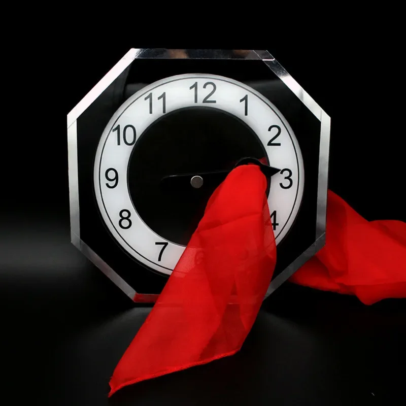 Super Silk Thru Clock Magic Tricks Stick Silk Pass Thru Clock Professional Magician Mentalism Street Illusion Magia Props Funny
Super Silk Thru Clock Magic Tricks Stick Silk Pass Thru Clock Professional Magician Mentalism Street Illusion Magia Props Funny