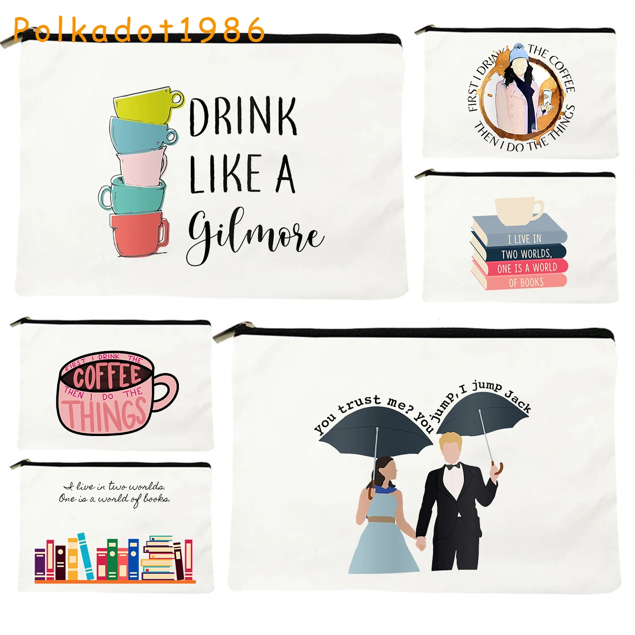 Luke Lorelai I Drink Coffee Like A Gilmore Girl Jess Gift Canvas Cosmetic Bag Lipstick Girl Toilet Makeup Bag School Pencil Case
Luke Lorelai I Drink Coffee Like A Gilmore Girl Jess Gift Canvas Cosmetic Bag Lipstick Girl Toilet Makeup Bag School Pencil Case
