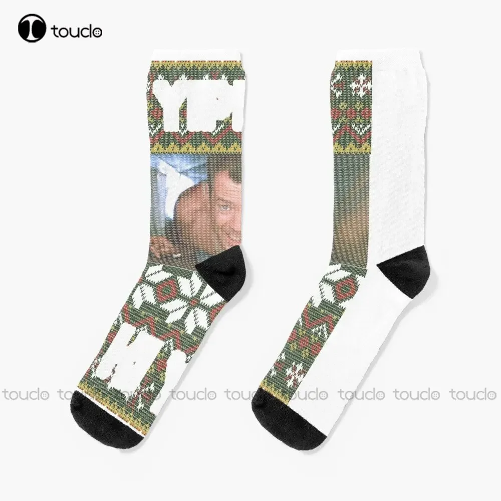 Yippee Ki Yay Ugly Christmas Sweater Die Hard Tribute Socks Mens Black Socks 360° Digital Printing Custom Gift Streetwear Funny
Yippee Ki Yay Ugly Christmas Sweater Die Hard Tribute Socks Mens Black Socks 360° Digital Printing Custom Gift Streetwear Funny