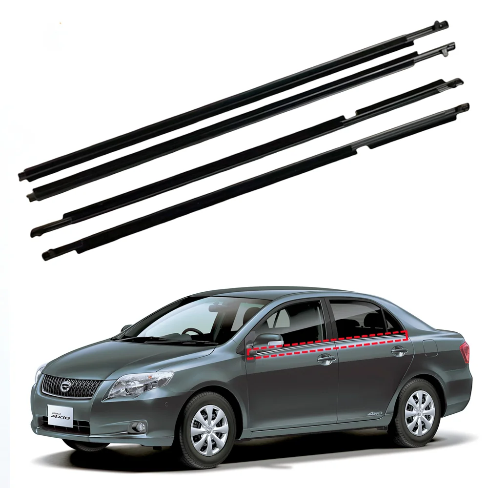 Left and Right Door Window Weatherstrip Belt Black for Toyota Corolla Axio 2006 2007 2008 2009 2010 2011 2012
Left and Right Door Window Weatherstrip Belt Black for Toyota Corolla Axio 2006 2007 2008 2009 2010 2011 2012