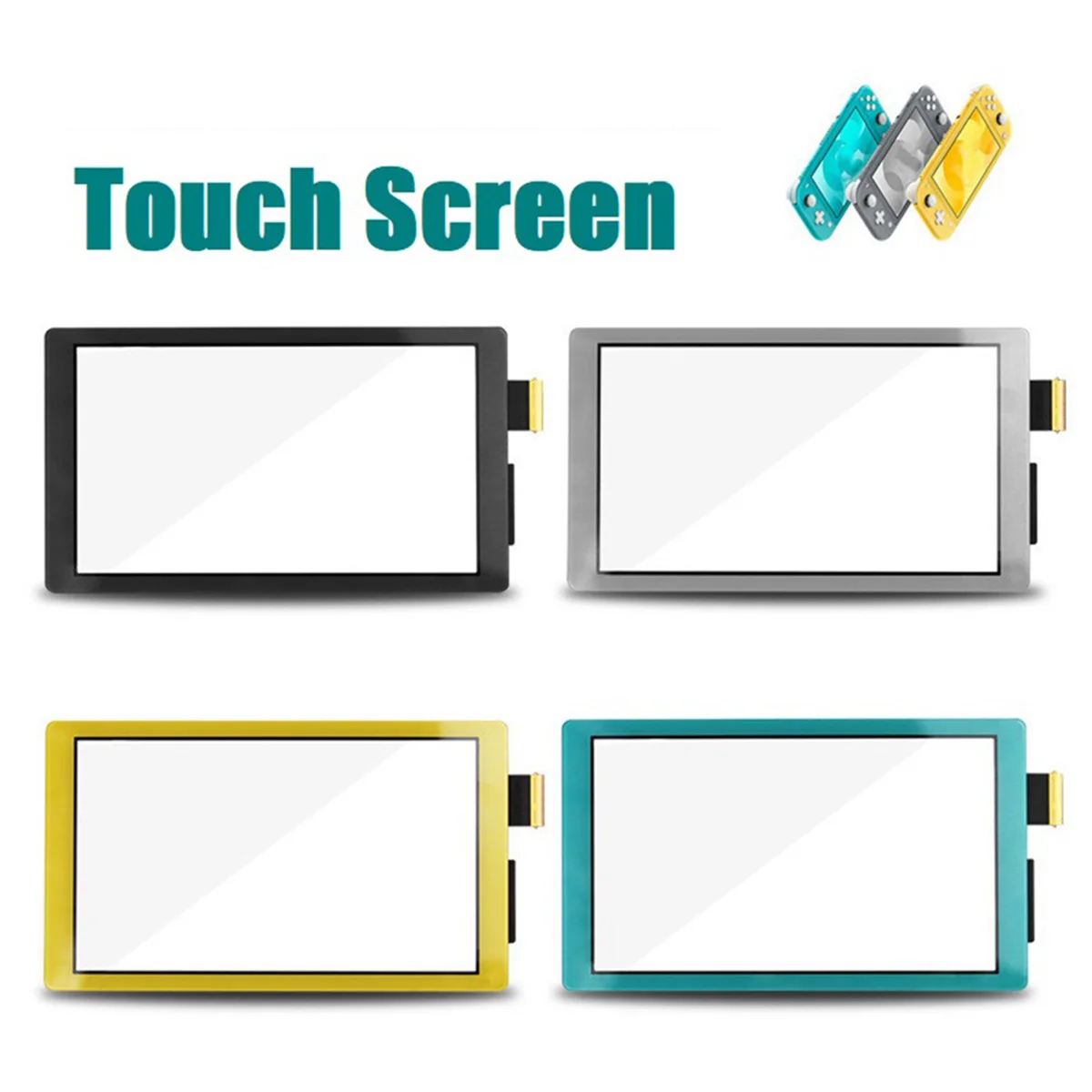 LCD Display Touch Screen for Switch Lite Touch Screen for NS Switch Lite Cover Panel Game Console Touch Screen GrayBlack
LCD Display Touch Screen for Switch Lite Touch Screen for NS Switch Lite Cover Panel Game Console Touch Screen GrayBlack