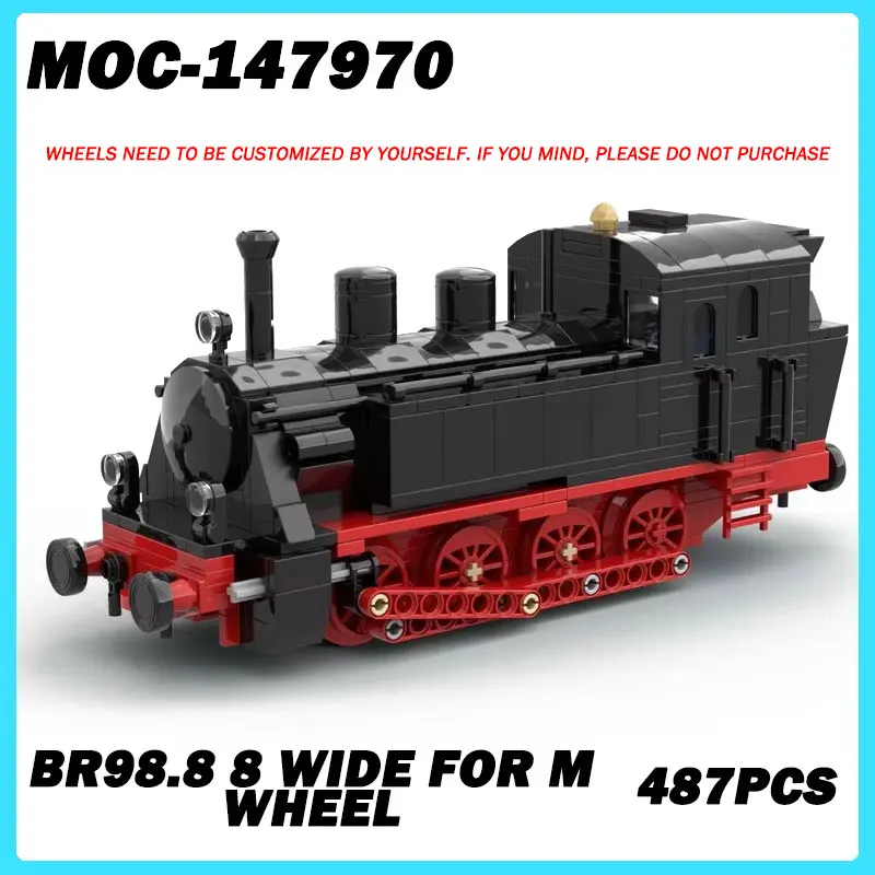 MOC- 147970 Серия Train BR98.8, 8 ширины для колес M, строительные блоки, высокотехнологичные железнодорожные строительные игрушки для детей и взрослых, подарки, 487 шт.
MOC- 147970 Серия Train BR98.8, 8 ширины для колес M, строительные блоки, высокотехнологичные железнодорожные строительные игрушки для детей и взрослых, подарки, 487 шт.