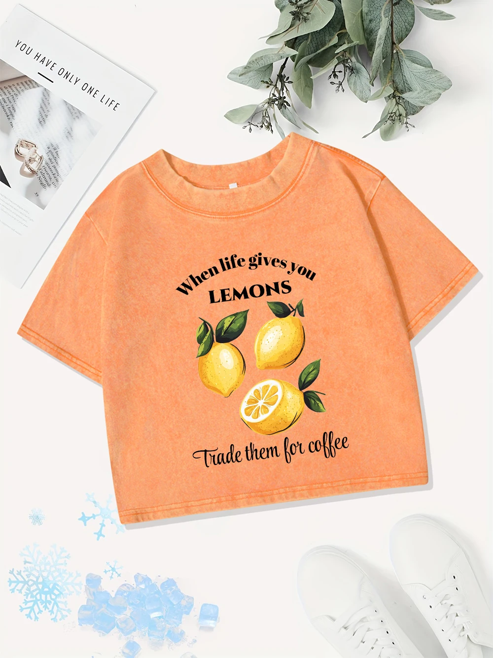 Уличные хлопковые укороченные топы для женщин When Life Gives You Lemons с принтами, стираная футболка, сексуальная уличная одежда обычного кроя с круглым вырезом, летняя одежда
Уличные хлопковые укороченные топы для женщин When Life Gives You Lemons с принтами, стираная футболка, сексуальная уличная одежда обычного кроя с круглым вырезом, летняя одежда